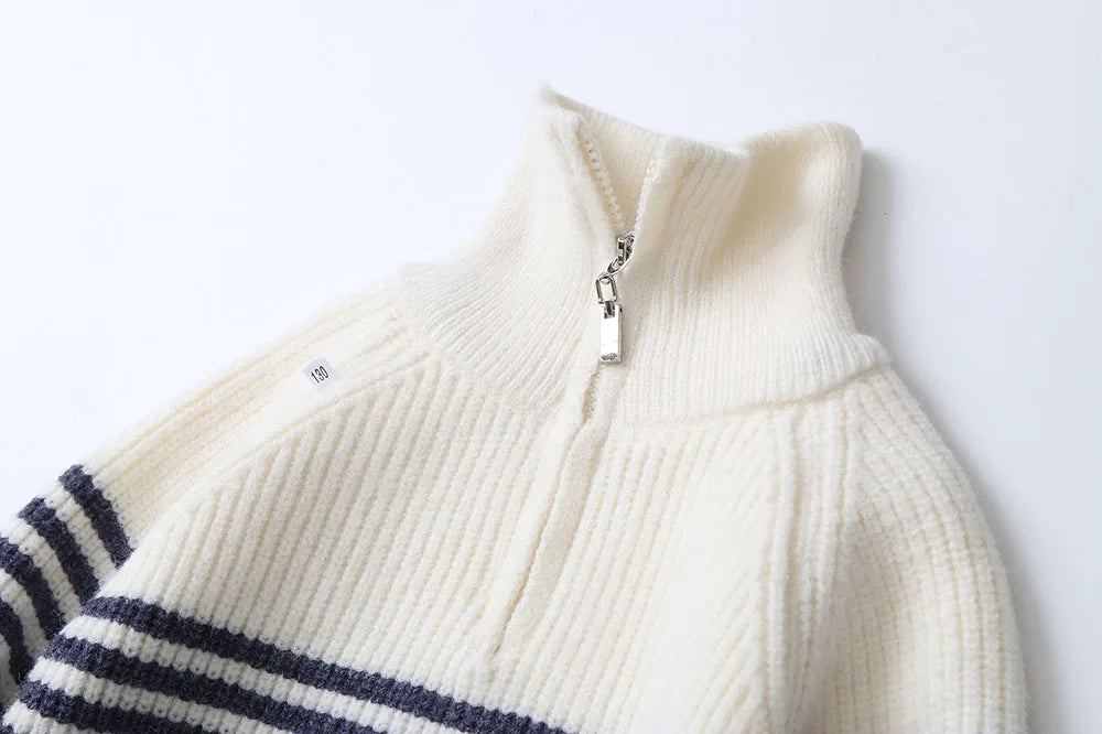 Boys Zip Knit