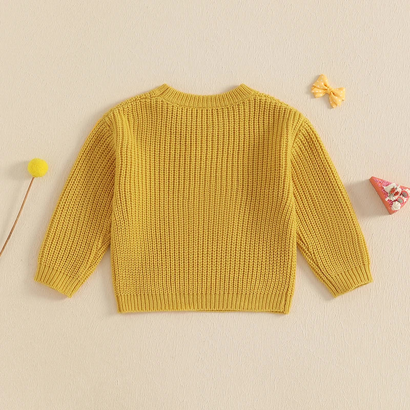 Baby Girl "One" First Birthday Knit