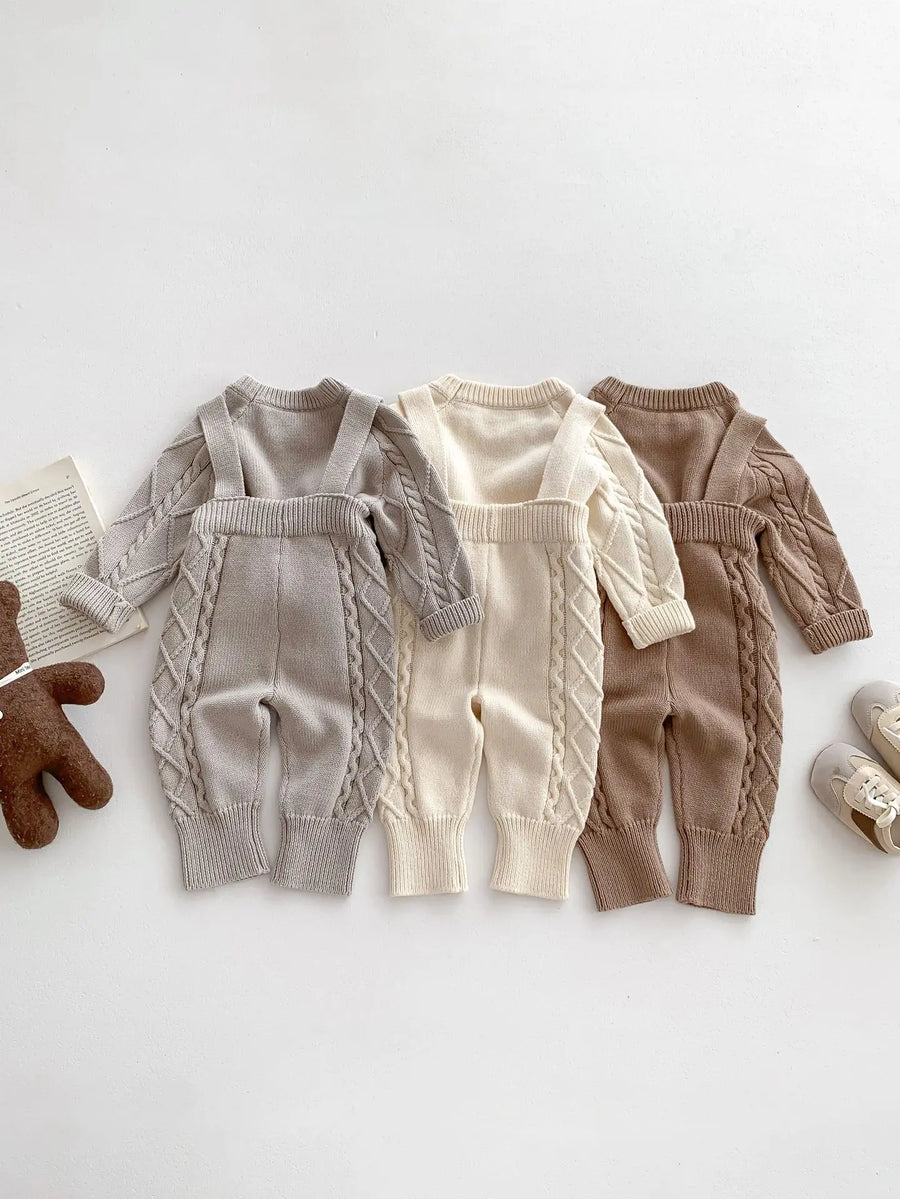 Boys Knit Jumped & Pants Set