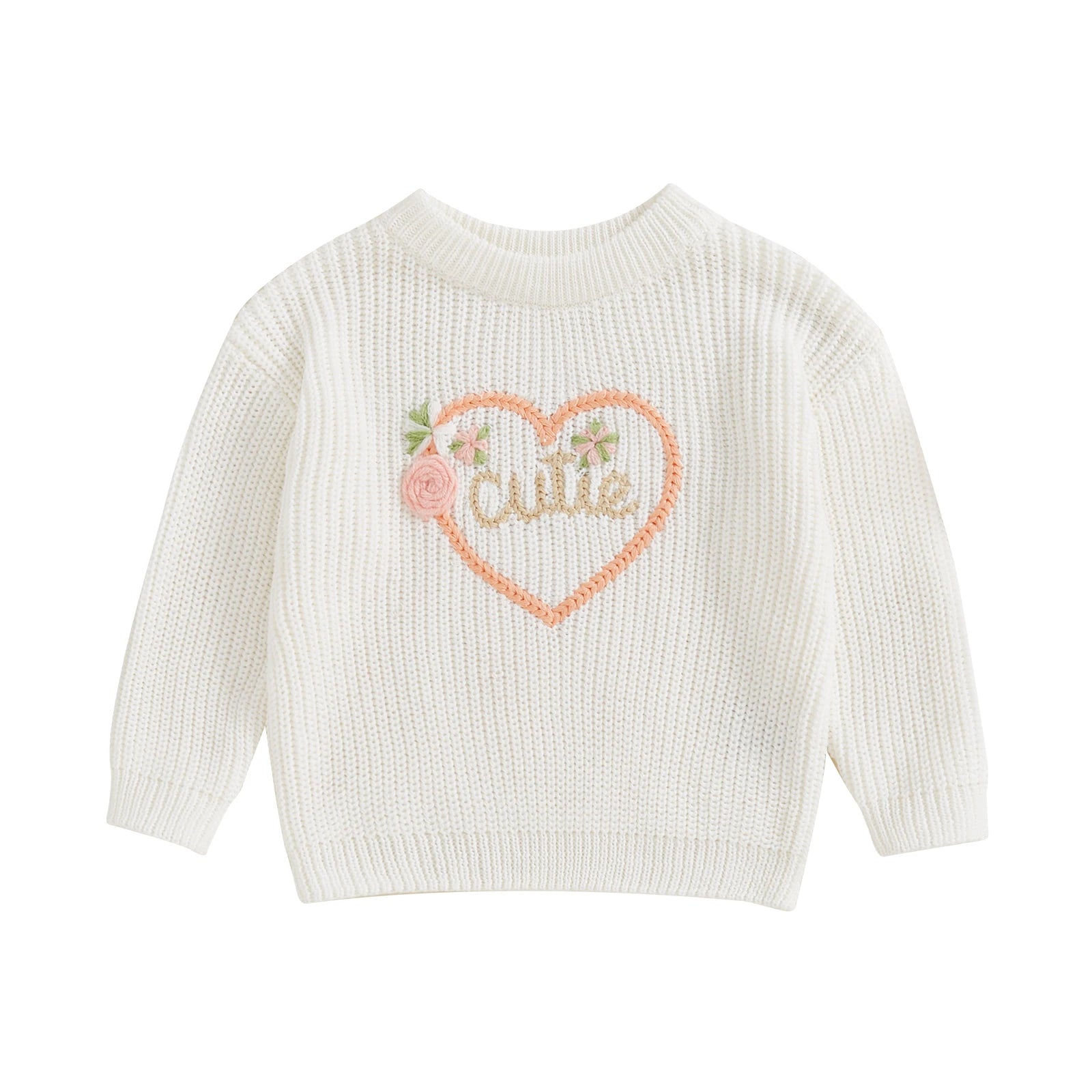Baby Girl Knit with florals