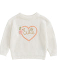 Baby Girl Knit with florals