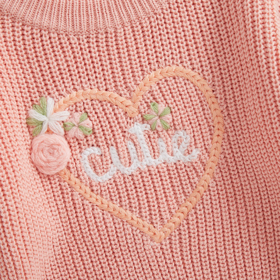 Baby Girl Knit with florals
