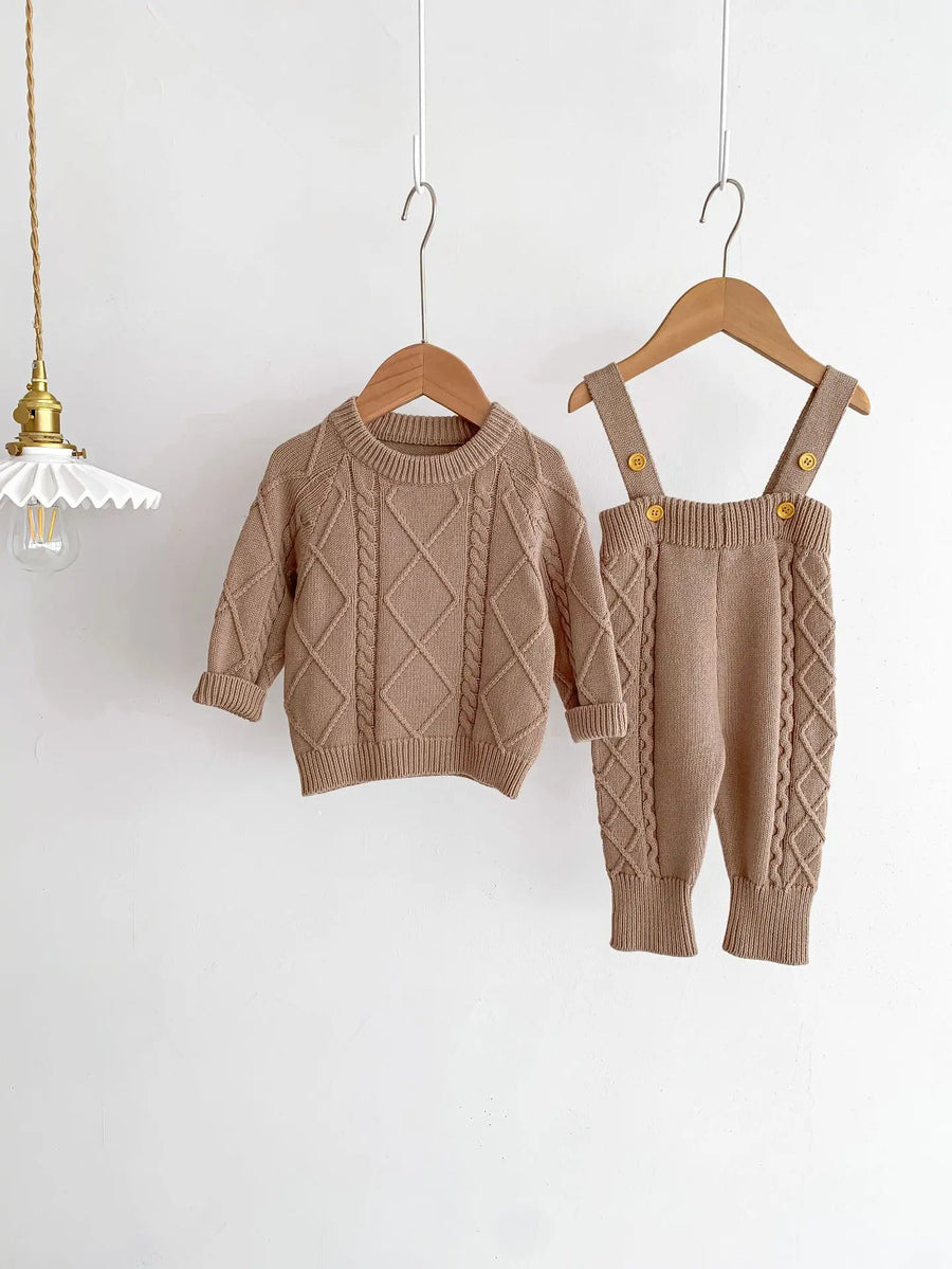 Boys Knit Jumped & Pants Set