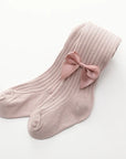 Girls Stockings With Bow