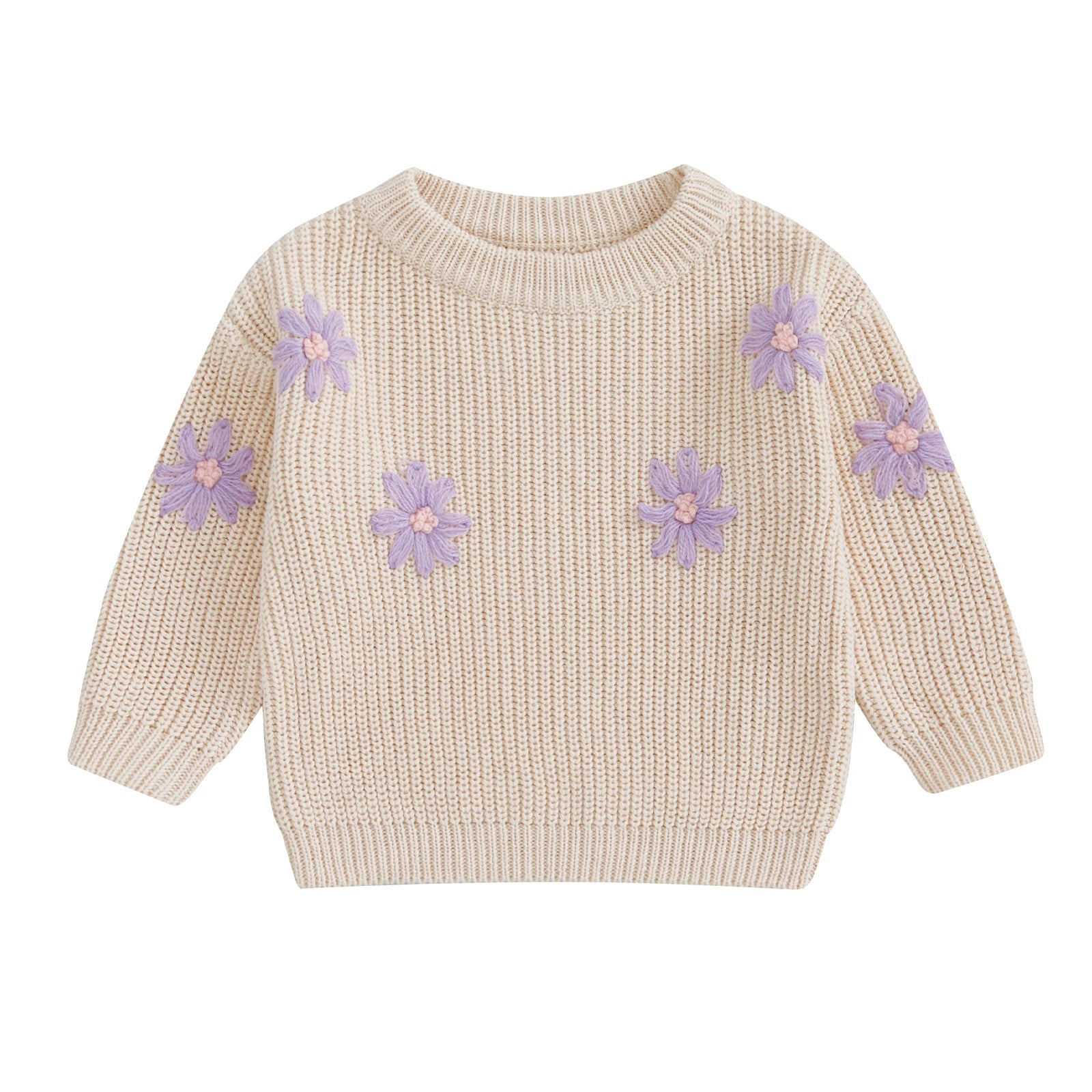 Girls & Baby Floral Knit