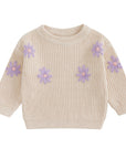 Girls & Baby Floral Knit