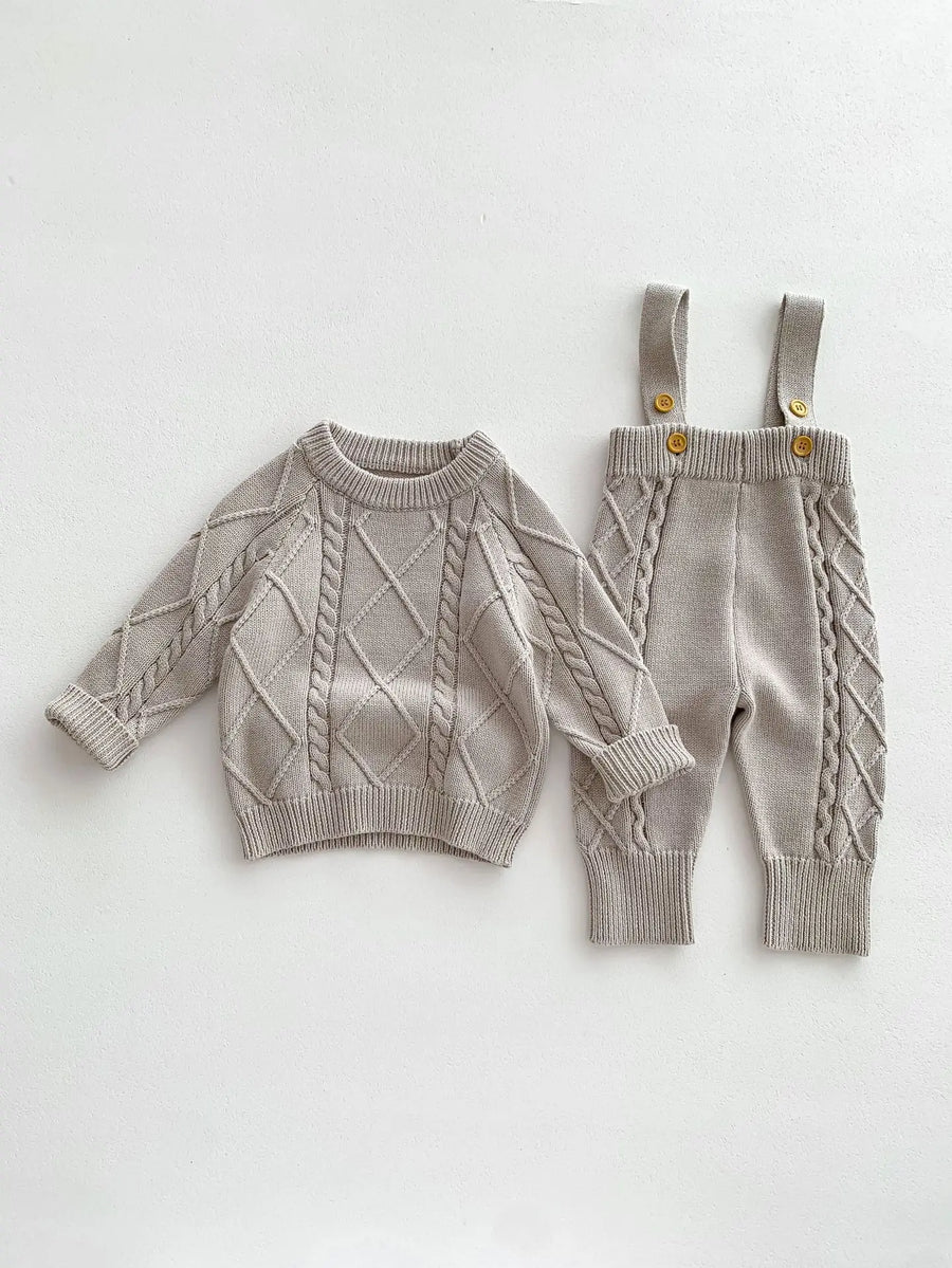 Boys Knit Jumped & Pants Set