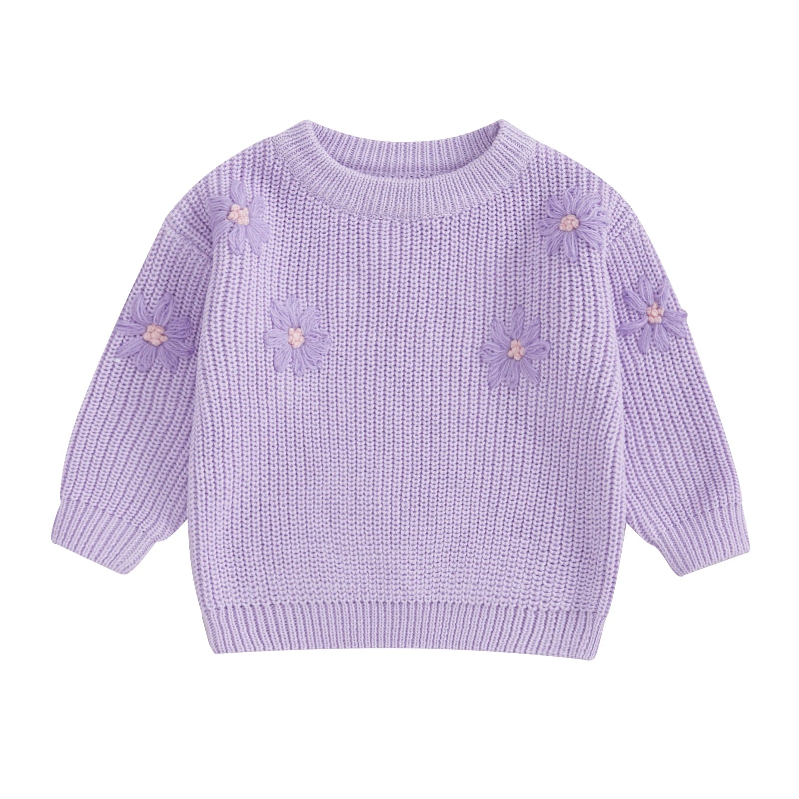 Girls & Baby Floral Knit