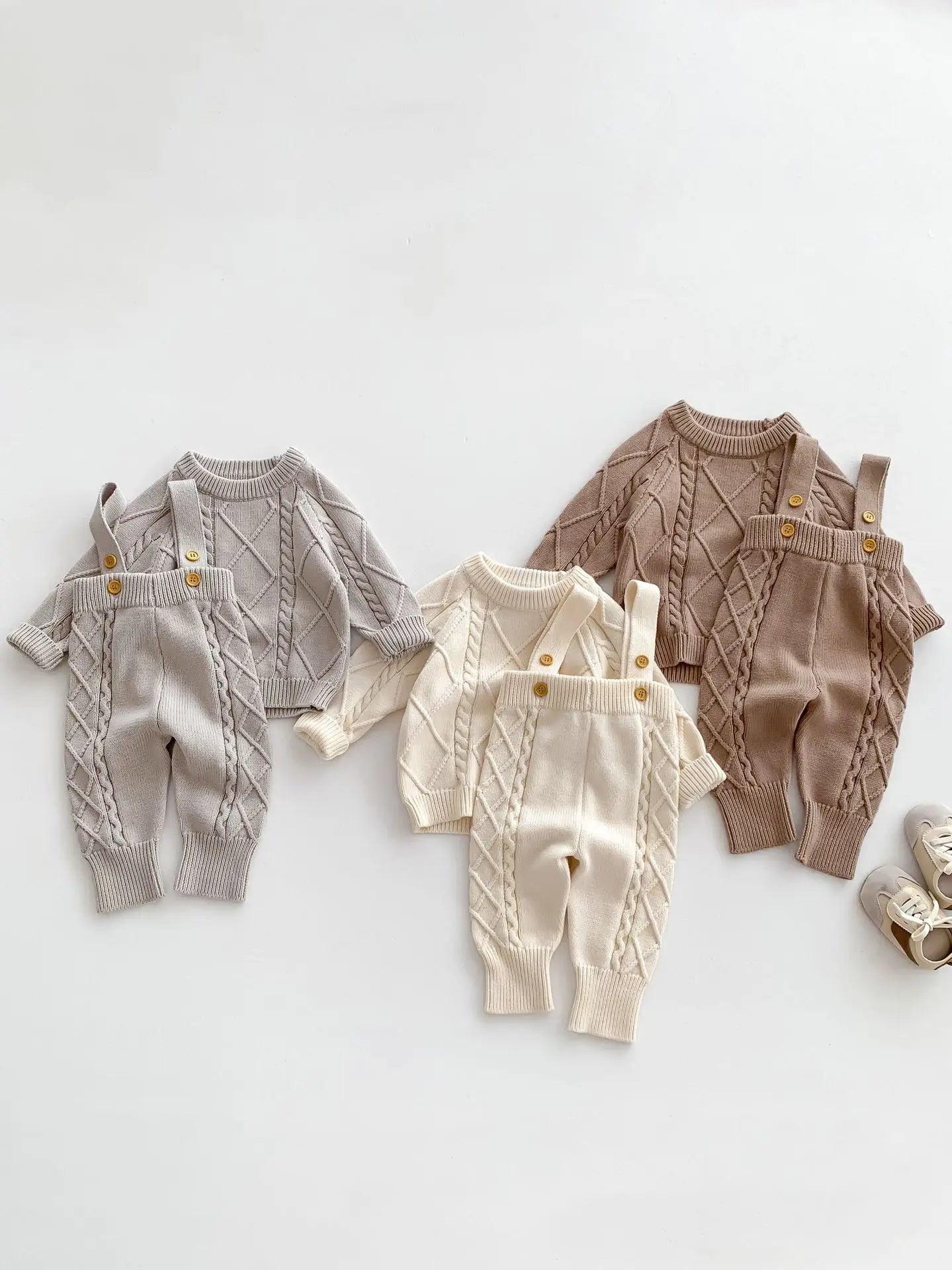 Boys Knit Jumper & Pants Set