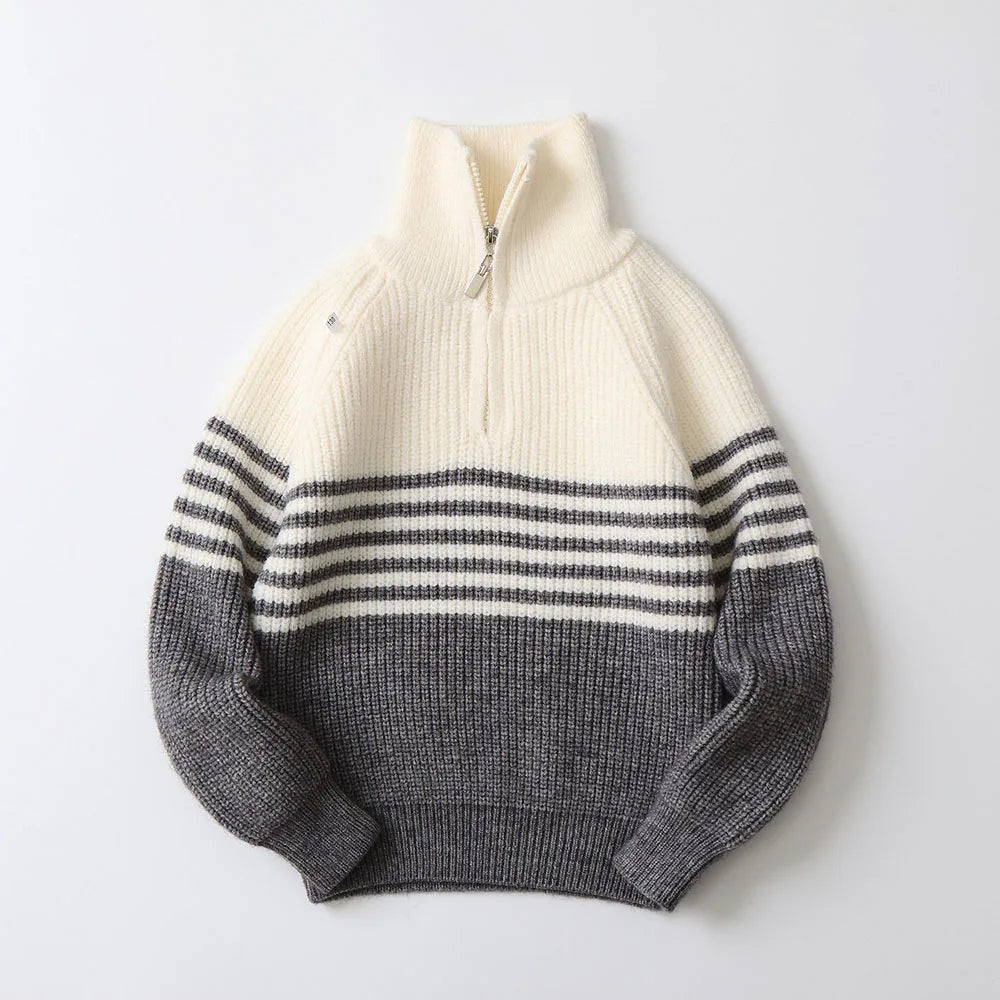 Boys Zip Knit