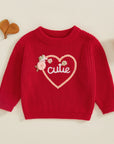 Baby Girl Knit with florals