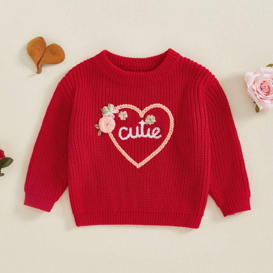 Baby Girl Knit with florals