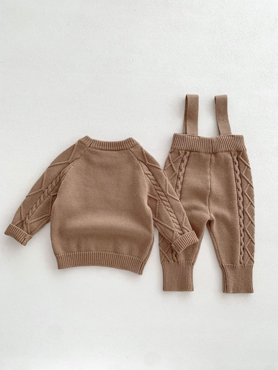 Boys Knit Jumped & Pants Set