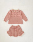 Girls Knit Top & Shorts