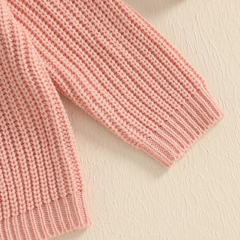 Baby Girl "One" First Birthday Knit