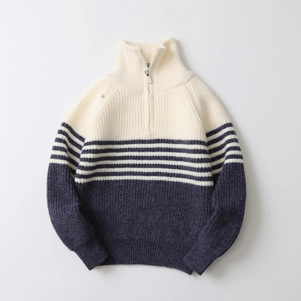 Boys Zip Knit