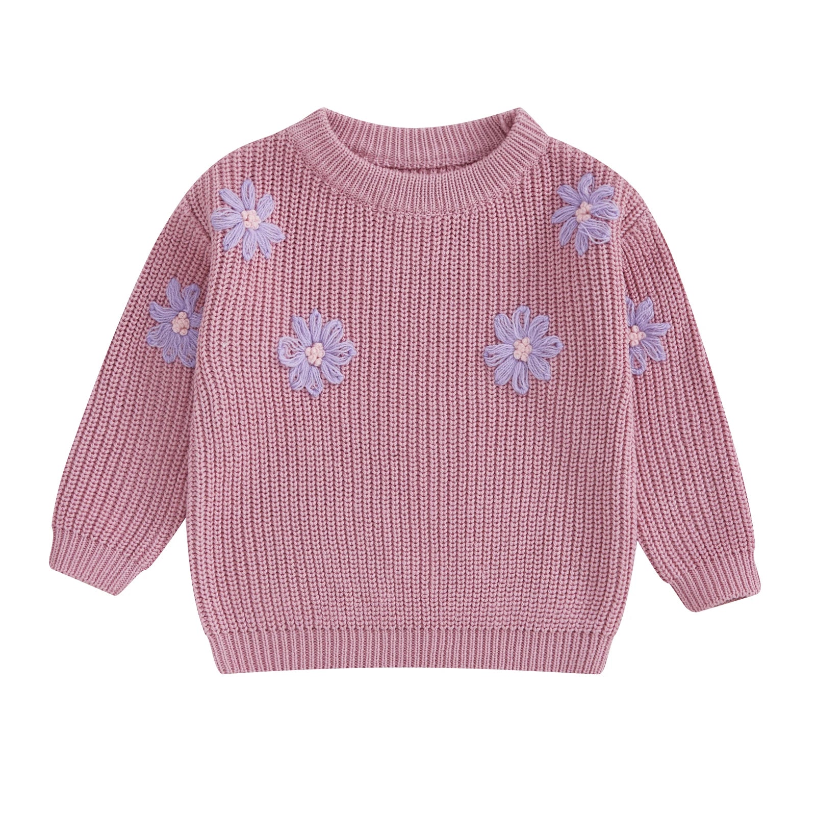 Girls & Baby Floral Knit