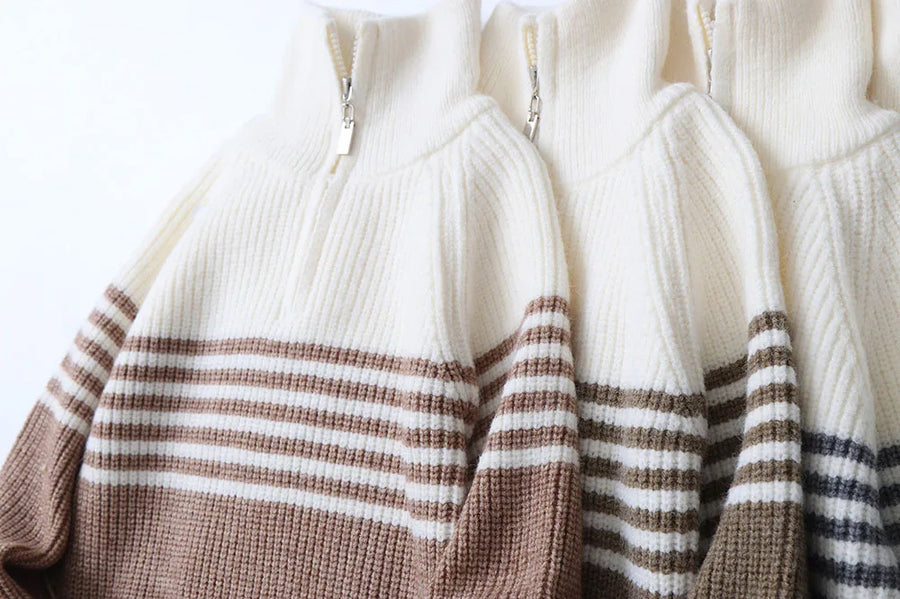 Boys Zip Knit