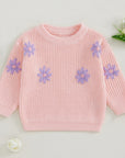Girls & Baby Floral Knit