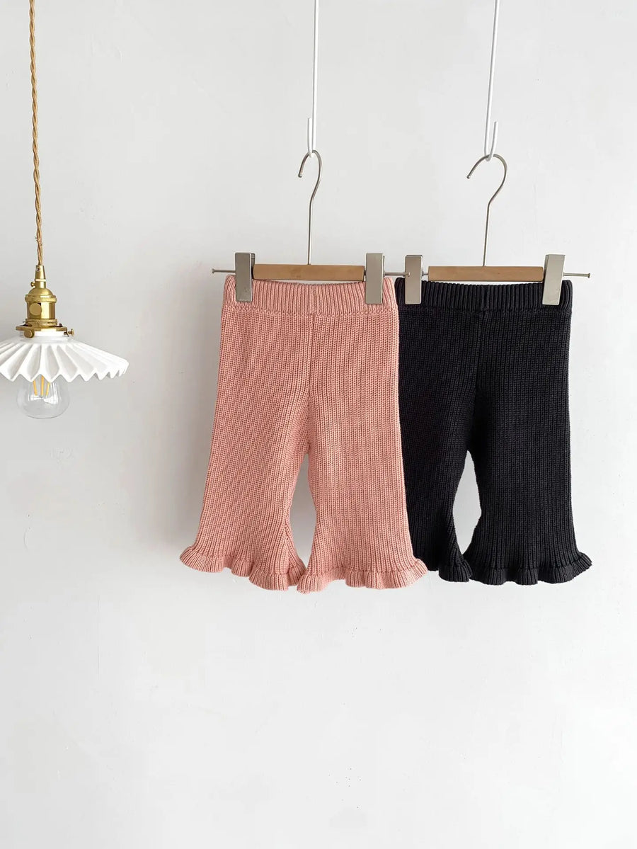 Knit Flare Pants
