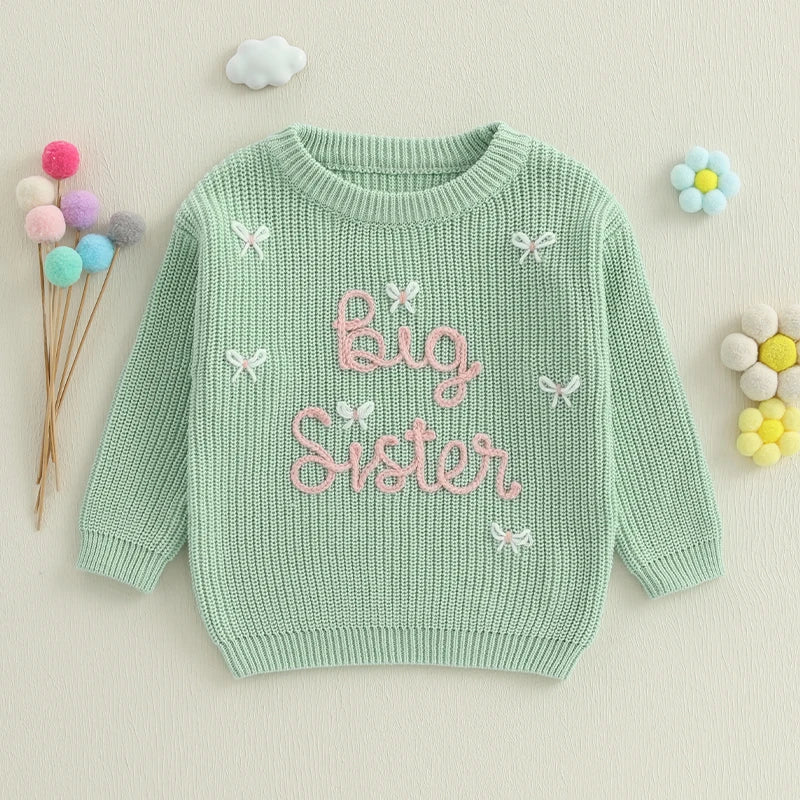 Big Sister Announcement Knit Top