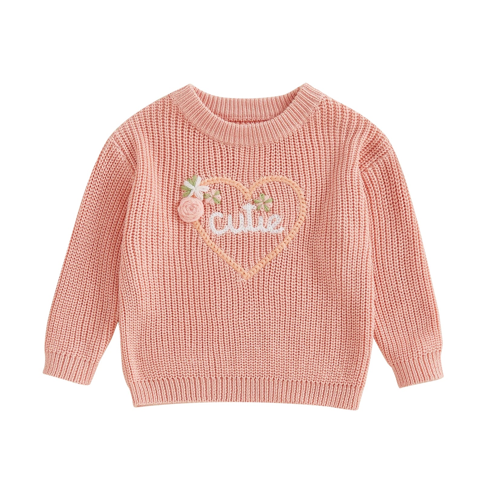 Baby Girl Knit with florals