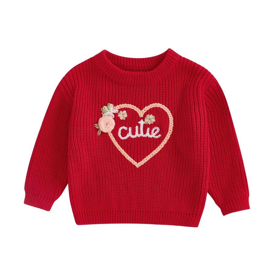 Baby Girl Knit with florals