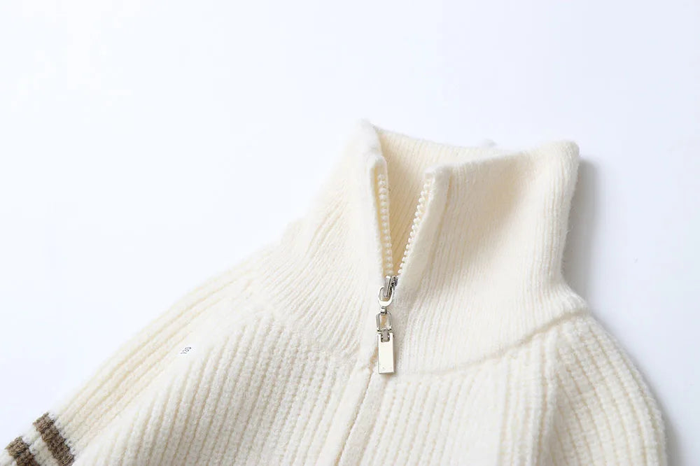 Boys Zip Knit