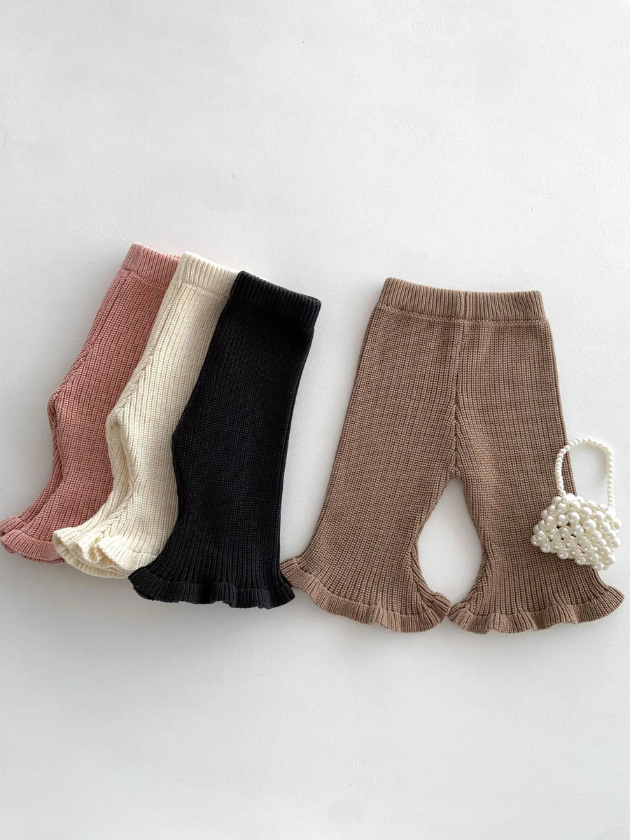 Knit Flare Pants