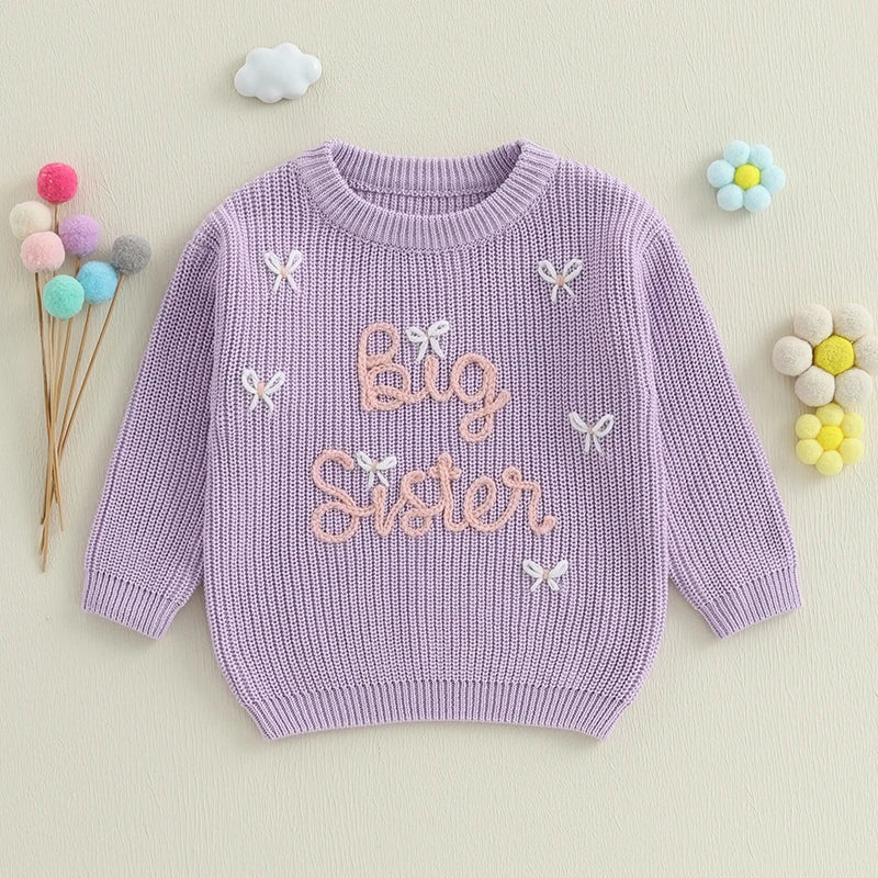 Big Sister Announcement Knit Top