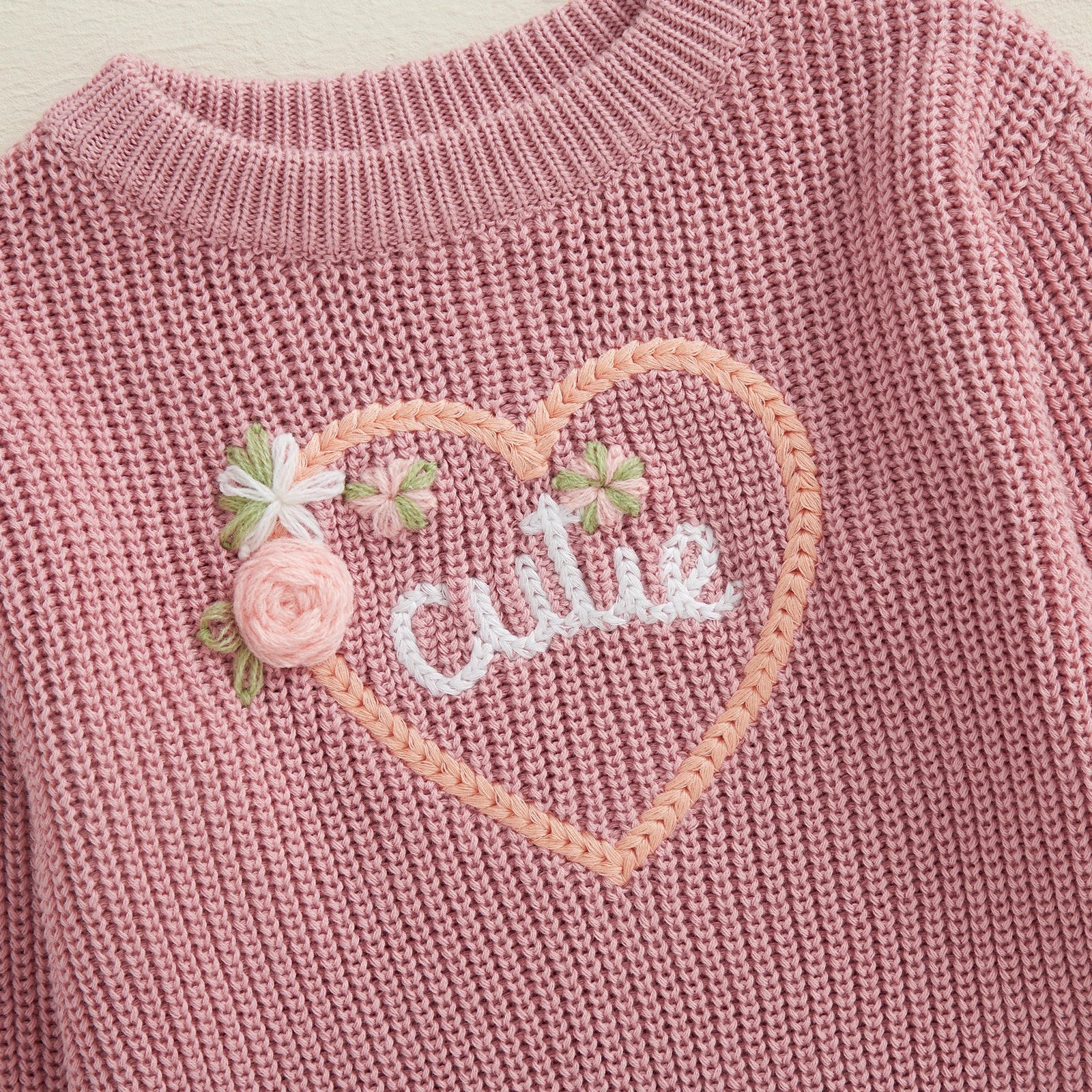 Baby Girl Knit with florals