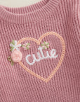 Baby Girl Knit with florals