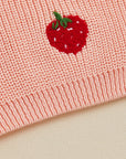 Baby & Toddler Strawberry Embroidered Knit