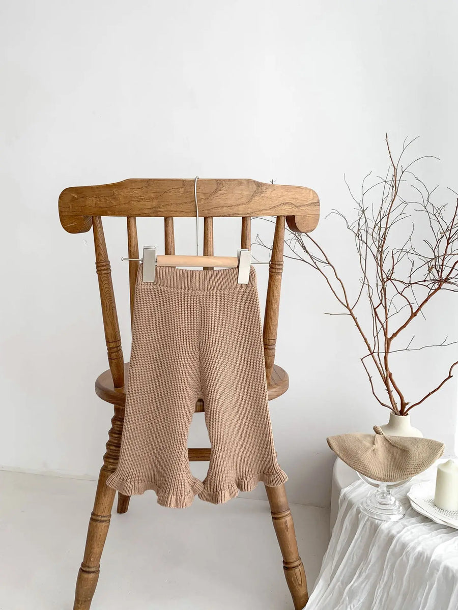 Knit Flare Pants