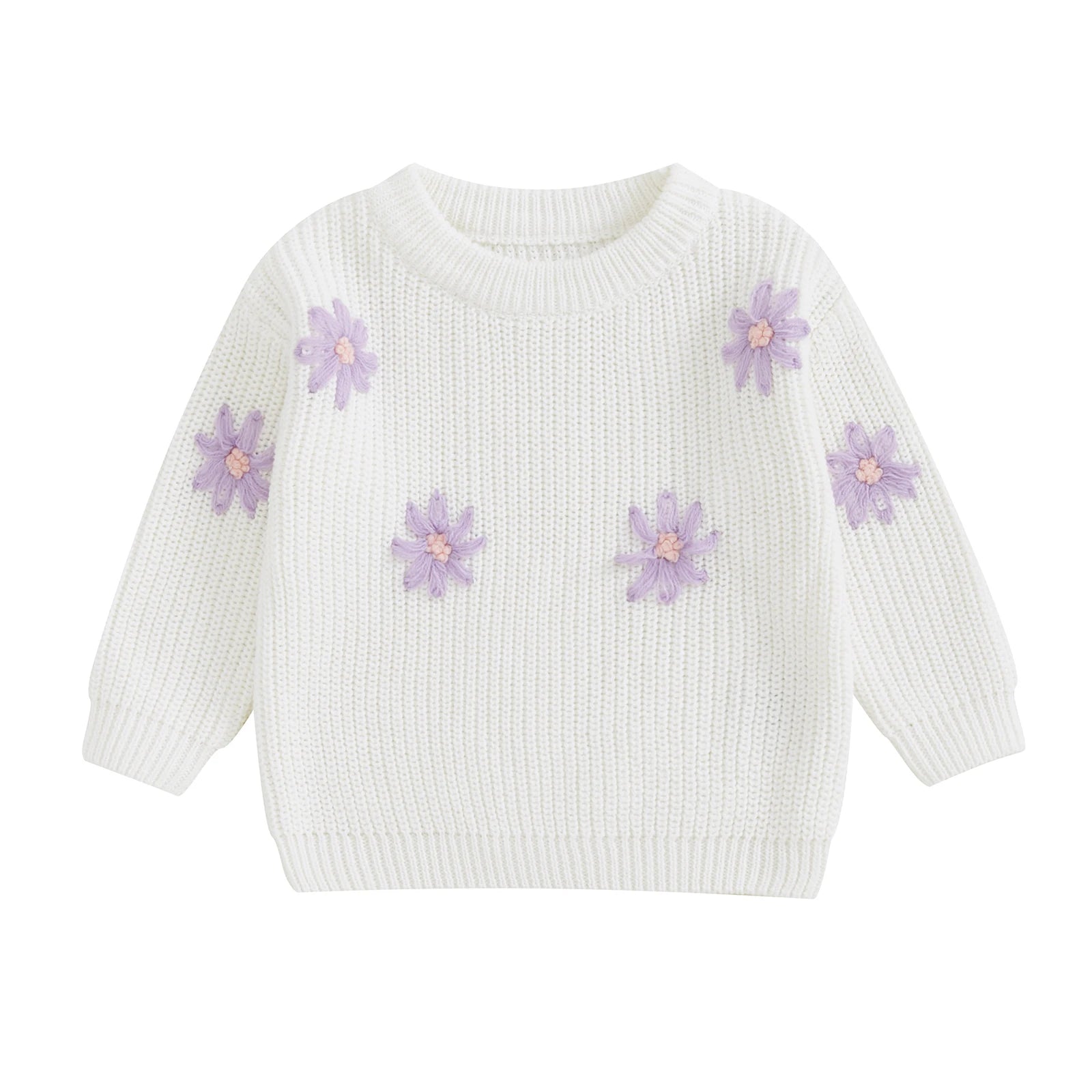 Girls & Baby Floral Knit