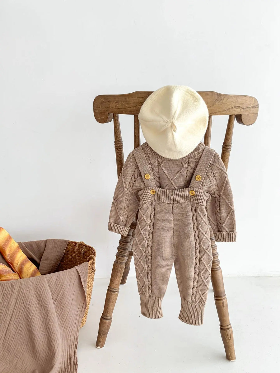 Boys Knit Jumped & Pants Set
