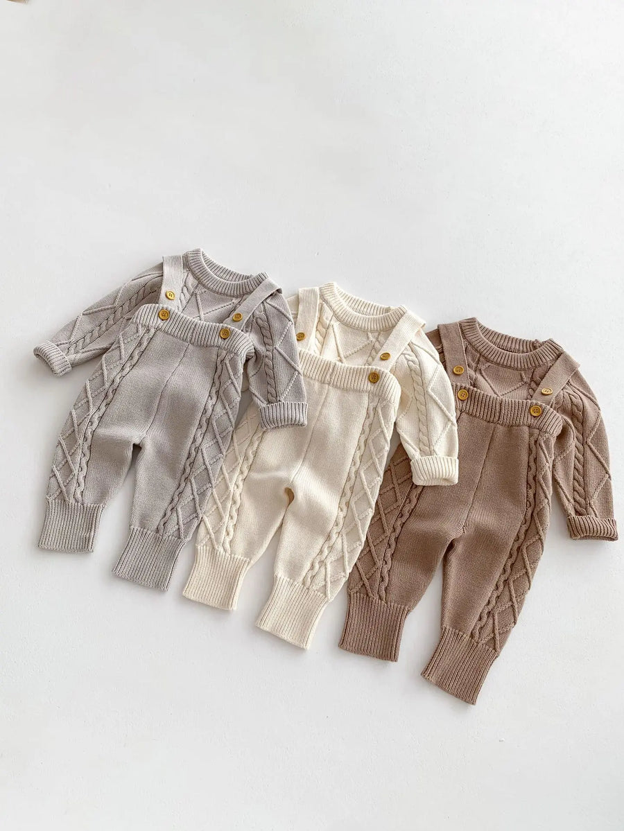 Boys Knit Jumped & Pants Set