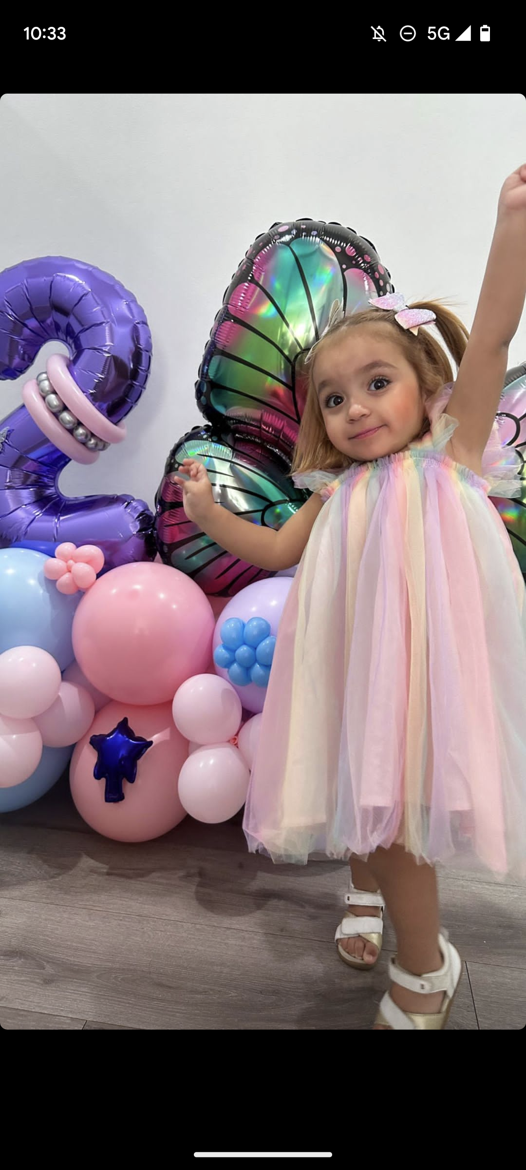 Pastellfarbenes Tutu mit Feenflügeln