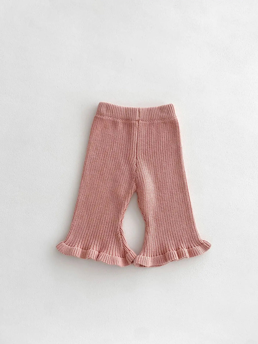 Knit Flare Pants