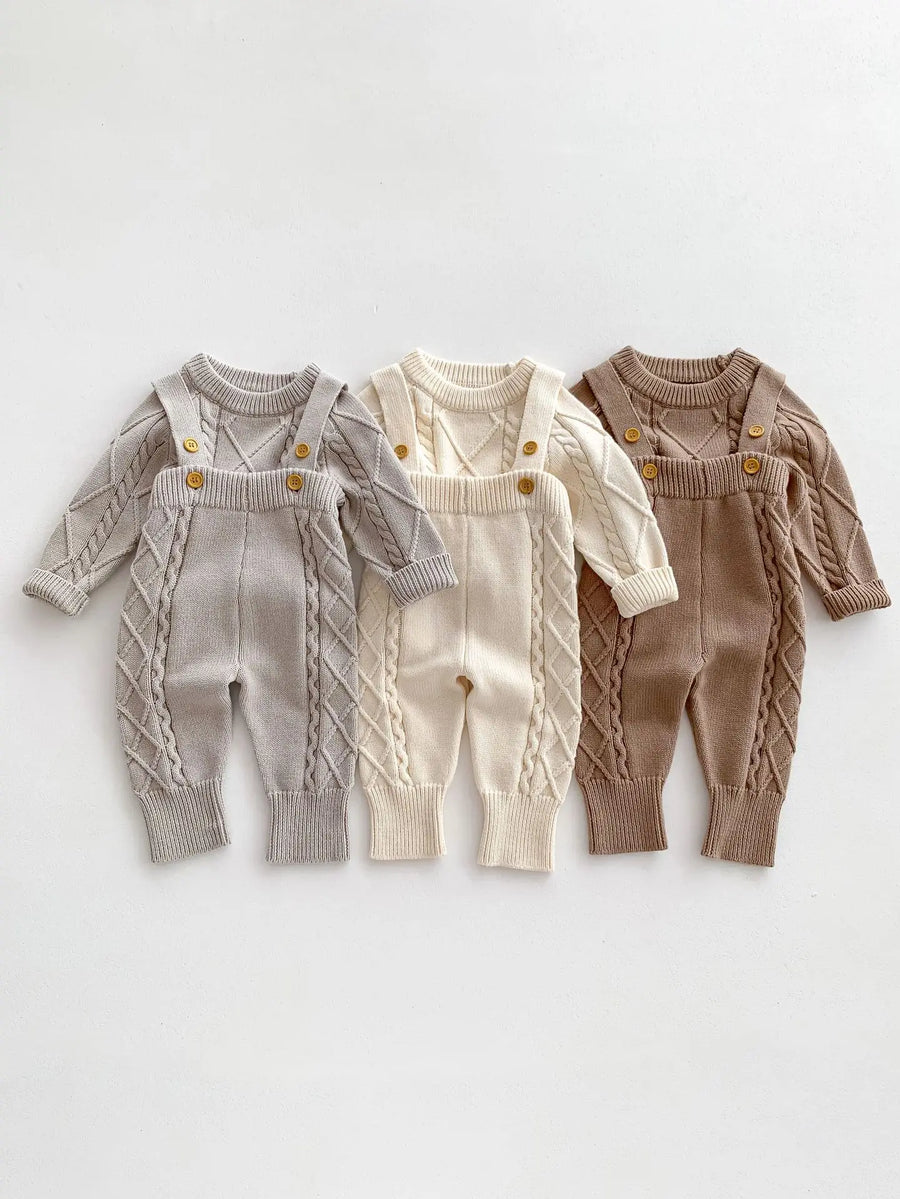Boys Knit Jumped & Pants Set
