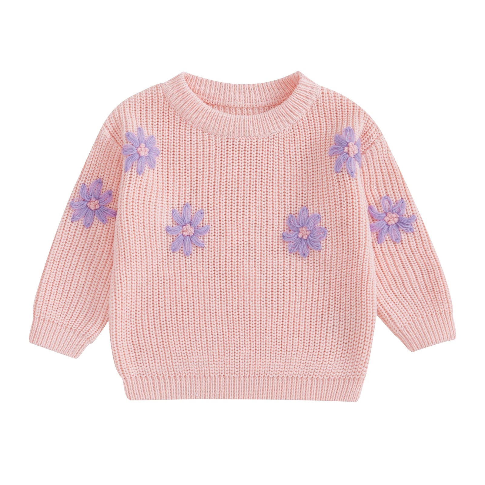 Girls & Baby Floral Knit