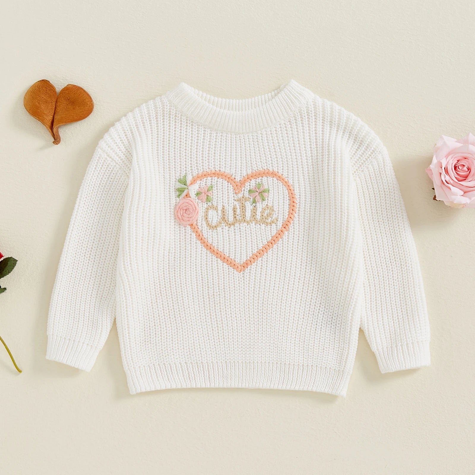 Baby Girl Knit with florals