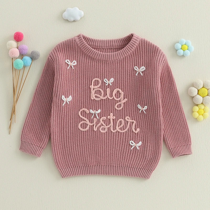 Big Sister Announcement Knit Top