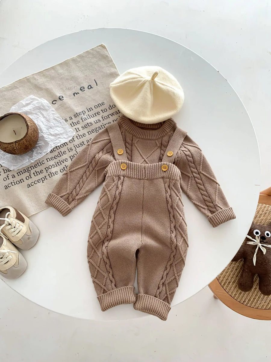 Boys Knit Jumped & Pants Set