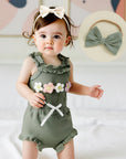 Girls Summer Floral Set