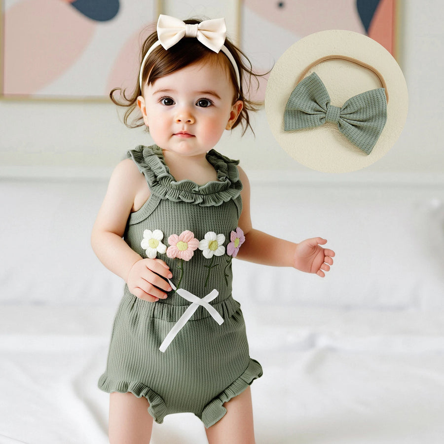 Girls Summer Floral Set