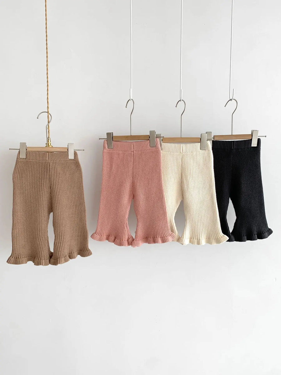 Knit Flare Pants