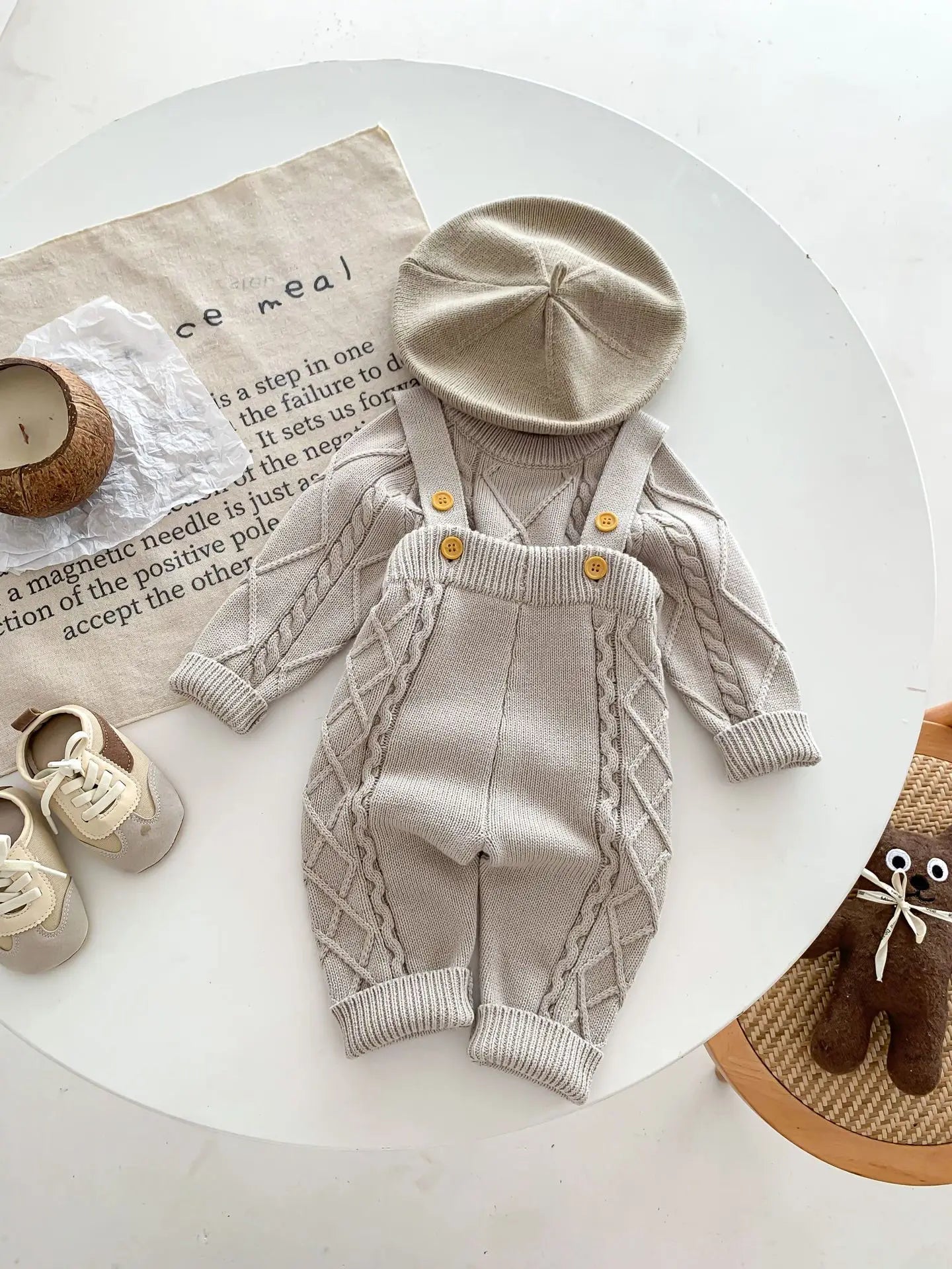 Boys Knit Jumper & Pants Set