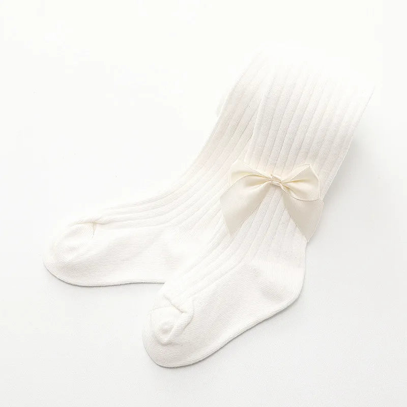 Girls Stockings With Bow