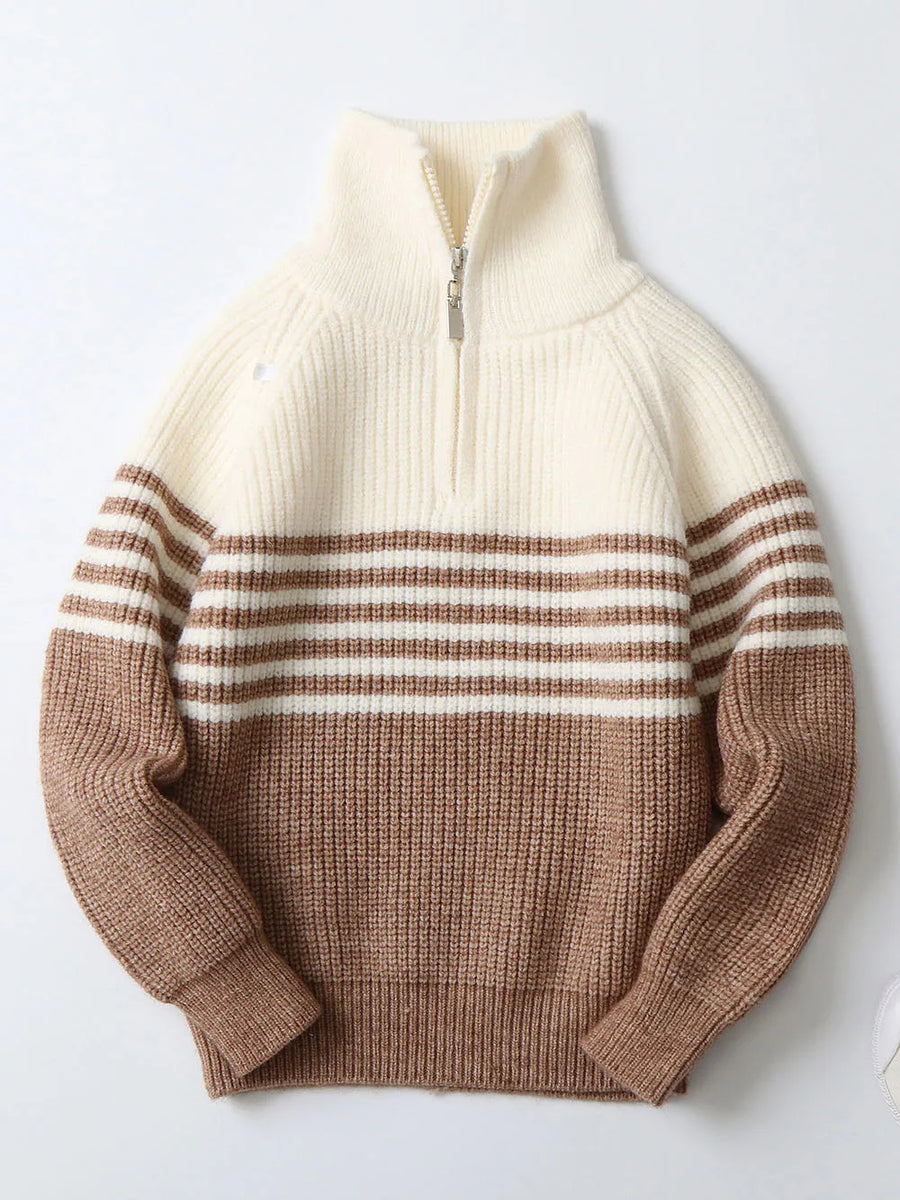Boys Zip Knit